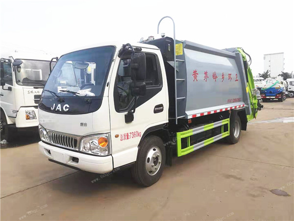 程力壓縮式垃圾車性能介紹，3噸5噸壓縮式垃圾車報價